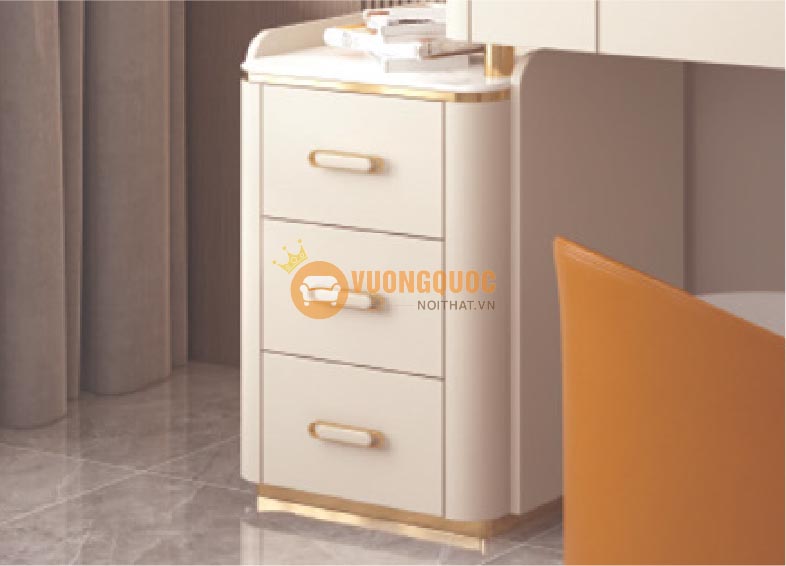 bàn ghế trang điểm hiện đại đơn giản phù hợp mọi không gian df618b